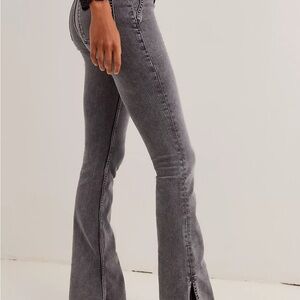 We The Free Level Up Slit Slim Flare Jeans